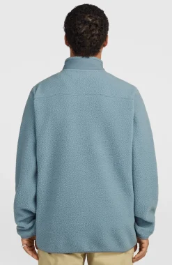 HerenMust-Have High-Pile fleecevest met volledige rits| Blauw