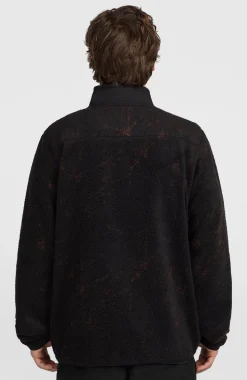 HerenMust-Have High-Pile fleecevest met volledige rits| Zwart