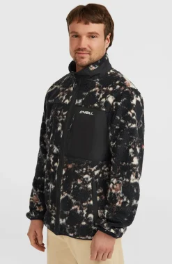 HerenMust-Have High-Pile fleecevest met volledige rits| Zwart