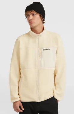 HerenMust-Have High-Pile fleecevest met volledige rits| Beige