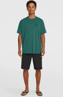 HerenO'Neill Hybrid Polygiene Back-Print T-shirt| Groen