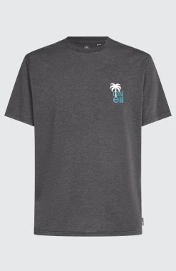 HerenO'Neill Hybrid Polygiene Graphic T-shirt| Zwart
