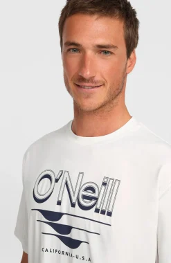 HerenO'Neill Hybrid UPF 50+ Polygiene Graphic T-shirt| Wit