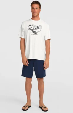 HerenO'Neill Hybrid UPF 50+ Polygiene Graphic T-shirt| Wit
