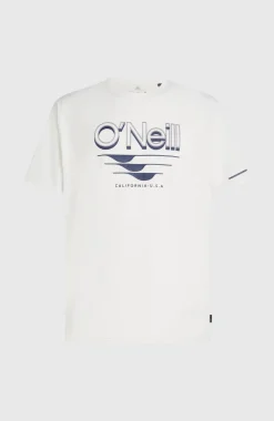 HerenO'Neill Hybrid UPF 50+ Polygiene Graphic T-shirt| Wit