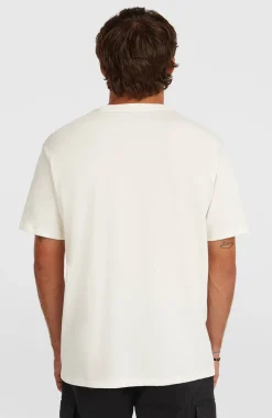HerenO'Neill Logo Stripe T-shirt| Wit