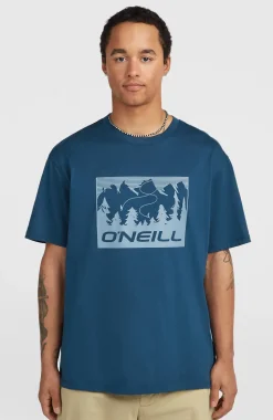 HerenO'Neill Must-Have Front-Print T-shirt| Blauw
