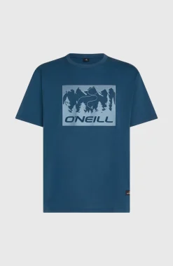 HerenO'Neill Must-Have Front-Print T-shirt| Blauw
