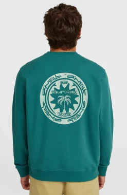 HerenO'Neill Must-Have Graphic Crew sweater| Groen