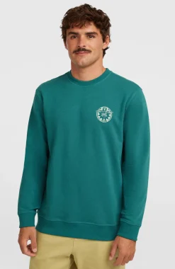 HerenO'Neill Must-Have Graphic Crew sweater| Groen