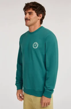 HerenO'Neill Must-Have Graphic Crew sweater| Groen