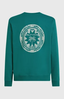 HerenO'Neill Must-Have Graphic Crew sweater| Groen