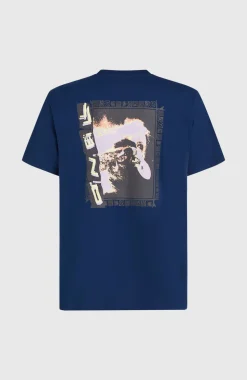 HerenO'Neill Photo Back Print T-shirt| Blauw