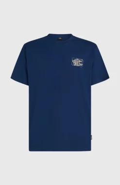 HerenO'Neill Photo Back Print T-shirt| Blauw