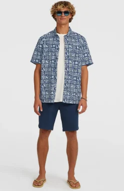 HerenO'Neill Print overhemd| Blauw Mix