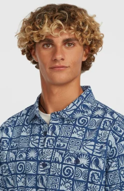 HerenO'Neill Print overhemd| Blauw Mix