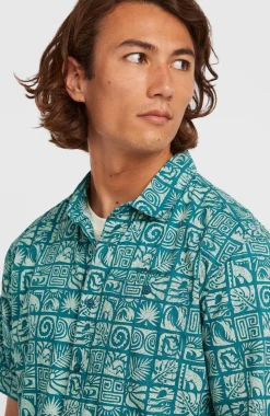 HerenO'Neill Print overhemd| Blauw