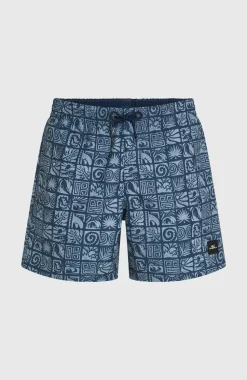HerenO'Neill Print 16'' zwembroek| Blauw Mix