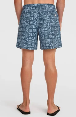 HerenO'Neill Print 16'' zwembroek| Blauw Mix