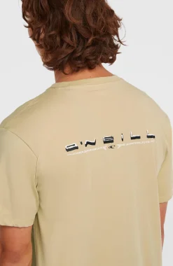 HerenO'Neill Retro Back-Print T-shirt| Beige