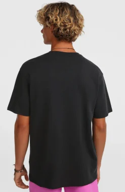 HerenO'Neill Slub Chest Pocket T-shirt| Zwart