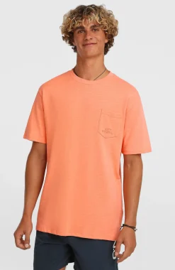 HerenO'Neill Slub Chest Pocket T-shirt| Oranje