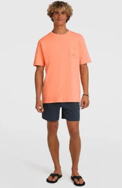 HerenO'Neill Slub Chest Pocket T-shirt| Oranje