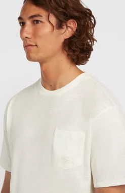 HerenO'Neill Slub Chest Pocket T-shirt| Wit