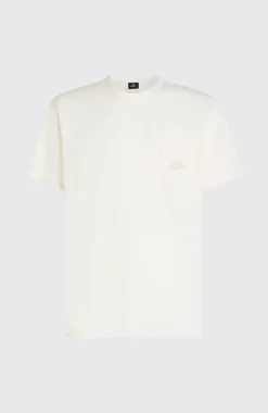 HerenO'Neill Slub Chest Pocket T-shirt| Wit