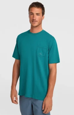 HerenO'Neill Slub Chest Pocket T-shirt| Groen