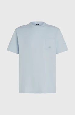 HerenO'Neill Slub Chest Pocket T-shirt| Blauw