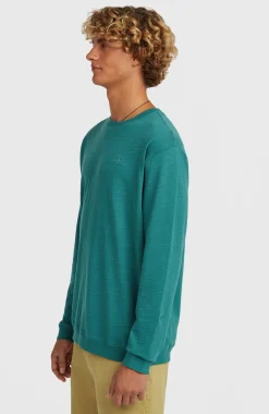 HerenO'Neill Slub shirt met lange mouwen| Groen