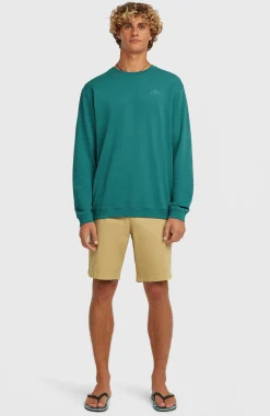HerenO'Neill Slub shirt met lange mouwen| Groen
