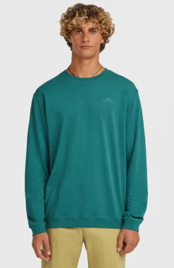 HerenO'Neill Slub shirt met lange mouwen| Groen