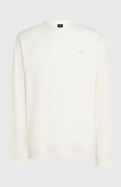 HerenO'Neill Slub shirt met lange mouwen| Wit