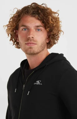 HerenO'Neill Small Logo capuchonvest met volledige rits| Zwart
