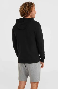 HerenO'Neill Small Logo capuchonvest met volledige rits| Zwart