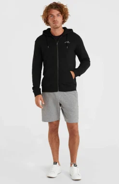 HerenO'Neill Small Logo capuchonvest met volledige rits| Zwart