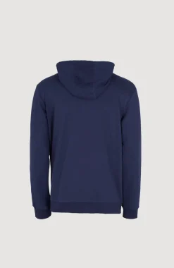 HerenO'Neill Small Logo capuchonvest met volledige rits| Blauw