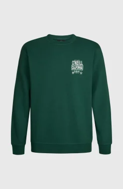 HerenO'Neill Small Logo Crew sweater| Groen