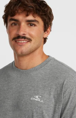HerenO'Neill Small Logo T-shirt| Grijs