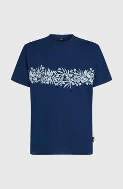 HerenO'Neill Uni Flower T-shirt| Blauw