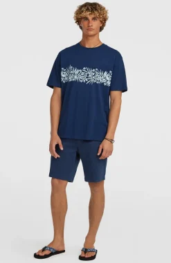 HerenO'Neill Uni Flower T-shirt| Blauw