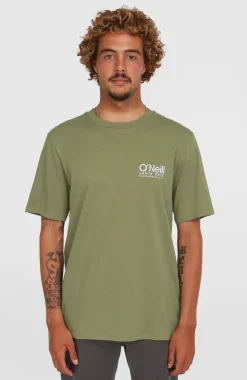 HerenOriginal Cali Logo T-shirt| Groen