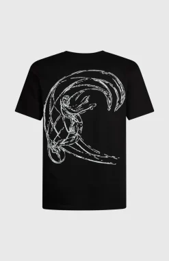 HerenO'Riginals Back-Print T-shirt| Zwart