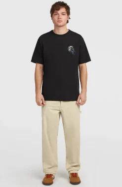 HerenO'Riginals Back-Print T-shirt| Zwart