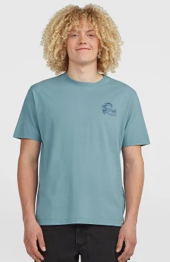 HerenO'Riginals Back-Print T-shirt| Blauw