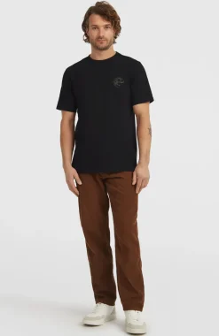 HerenO'Riginals Back-Print T-shirt| Zwart