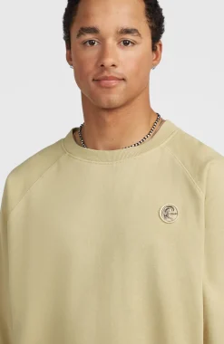 HerenO'Riginals Badge Crew sweater| Beige