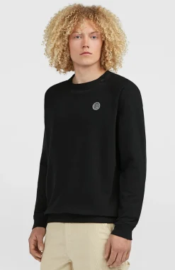 HerenO'Riginals Badge Crew sweater| Zwart